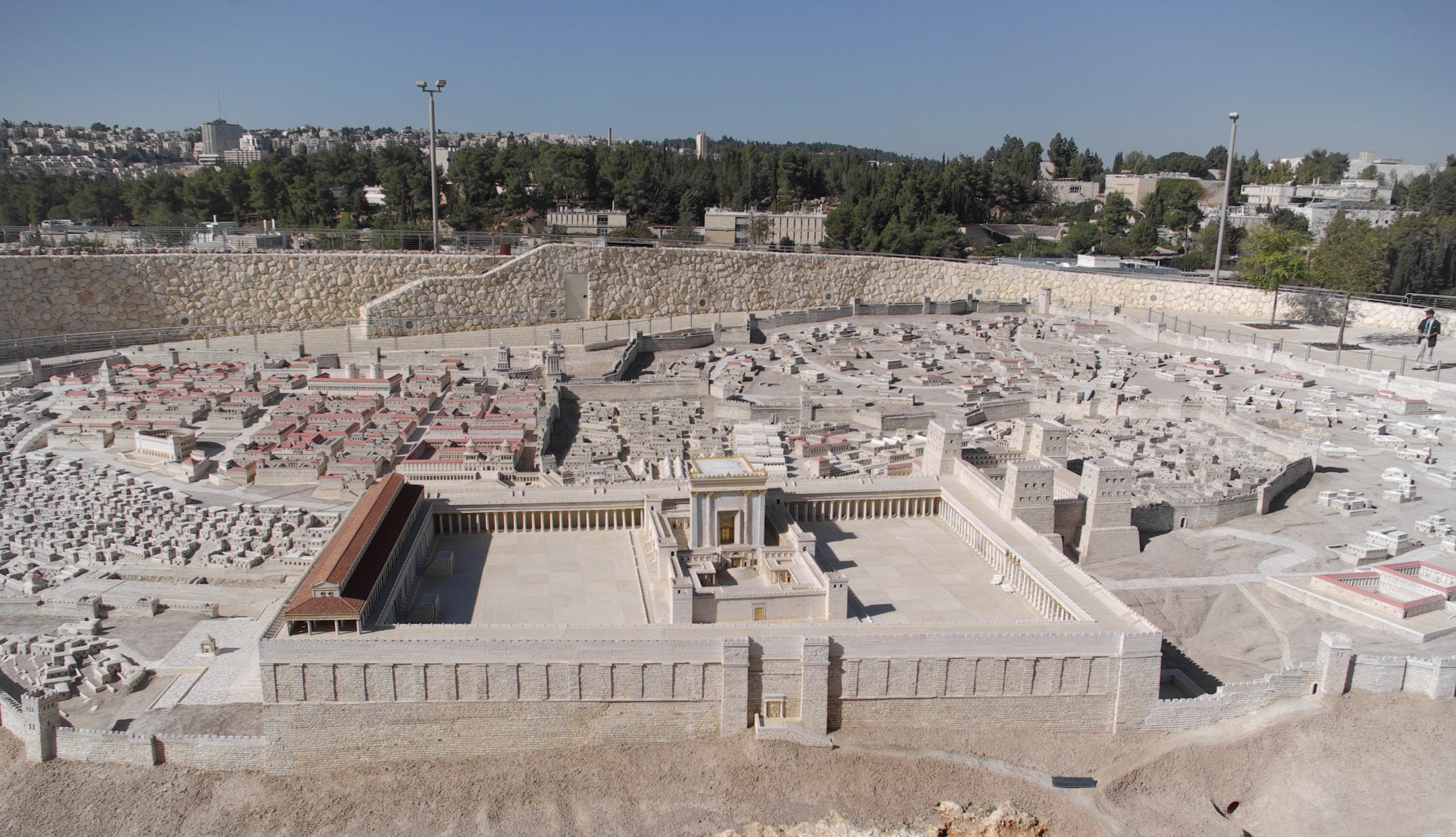 ヘロデの神殿の模型（イスラエル博物館、エルサレム）